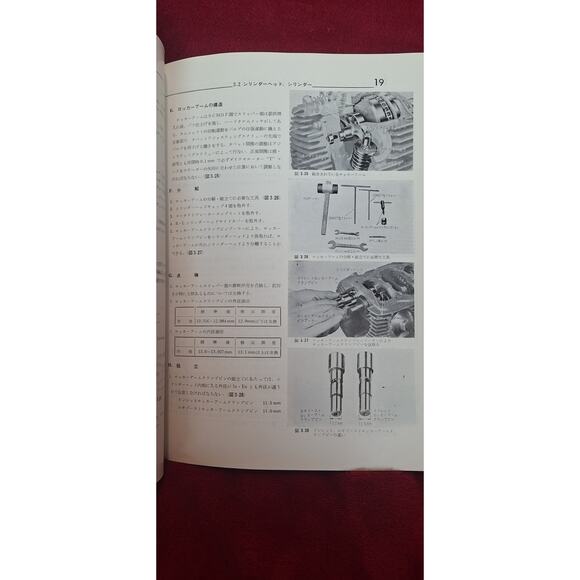Honda Dream Super Sports CB72 & CB77 Service Manual- JAPANESE- Original 1965 - Picture 6 of 7